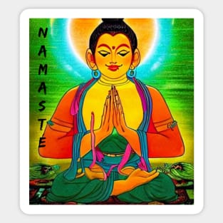 Namasté Meditación Sticker